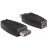 DeLOCK - DisplayPort adaptér - DisplayPort (M) na Mini DisplayPort (W) - čierny