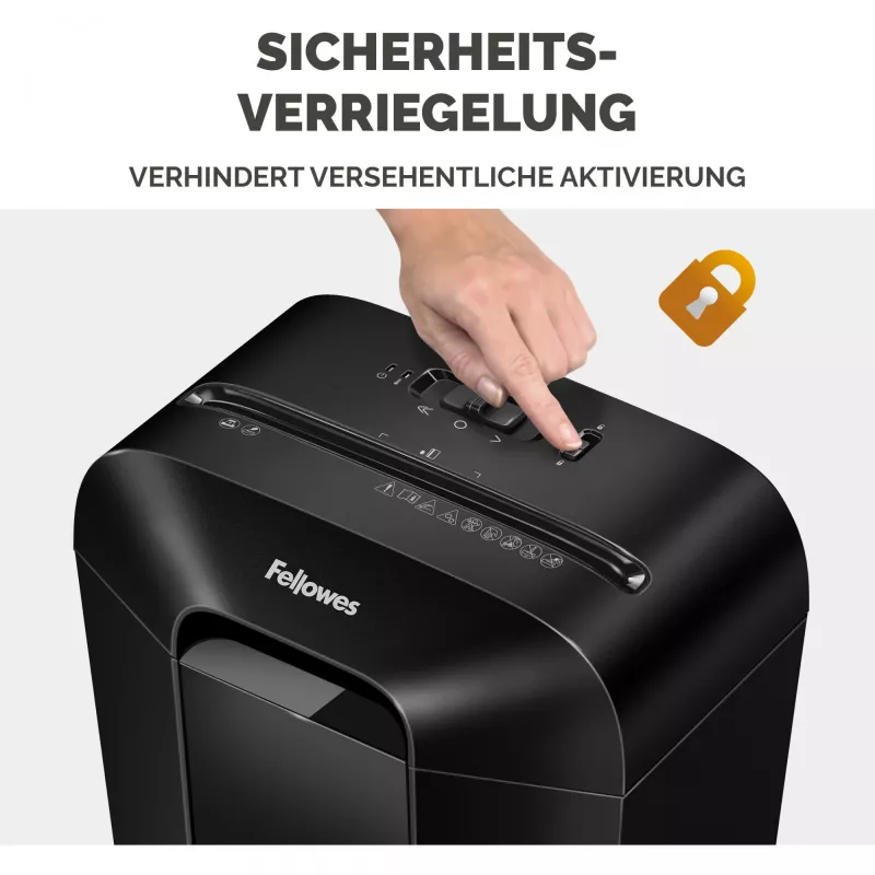 Fellowes Powershred LX50 skartovačka časticový rez čierna