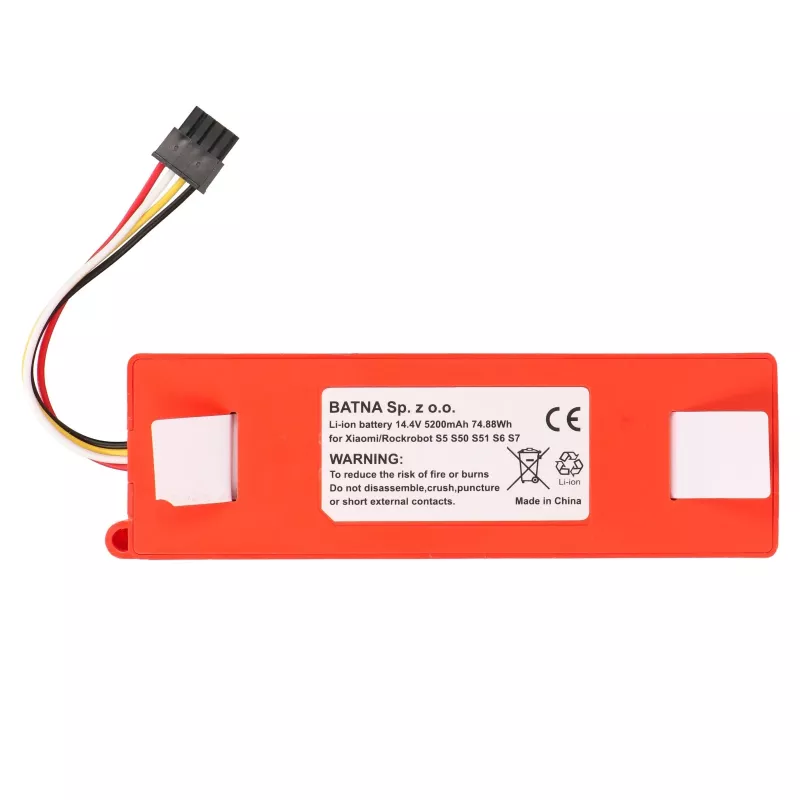 Náhradná batéria pre vysávač Xiaomi Mi Robot / Roborock S50 S55, 14,4 V 5200 mAh