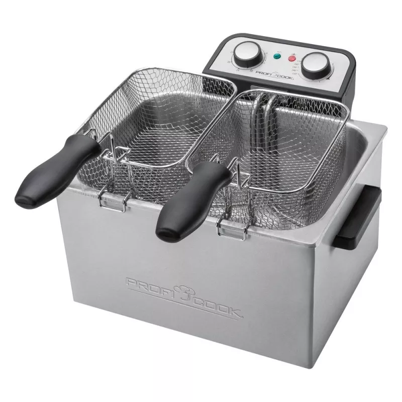 ProfiCook PC-FR 1038 dvojitá voľne stojaca 3000 W strieborná