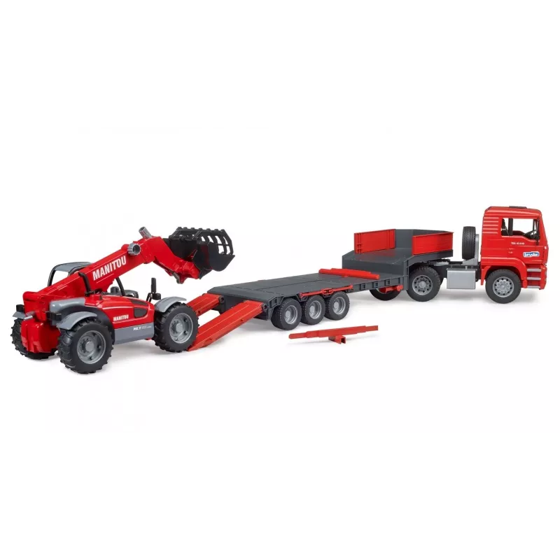 Sada vozidiel BRUDER MAN TGA nákladné auto s nakladačom Manitou