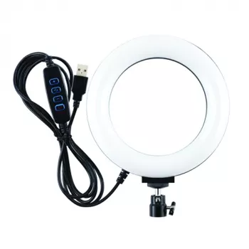 LED prstencové svetlo, 16 cm, USB