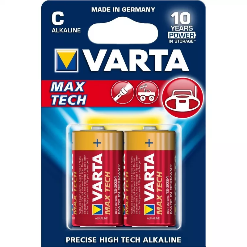 Varta Longlife Max Power - batéria 2 x C - alkalická (04714 101 402)