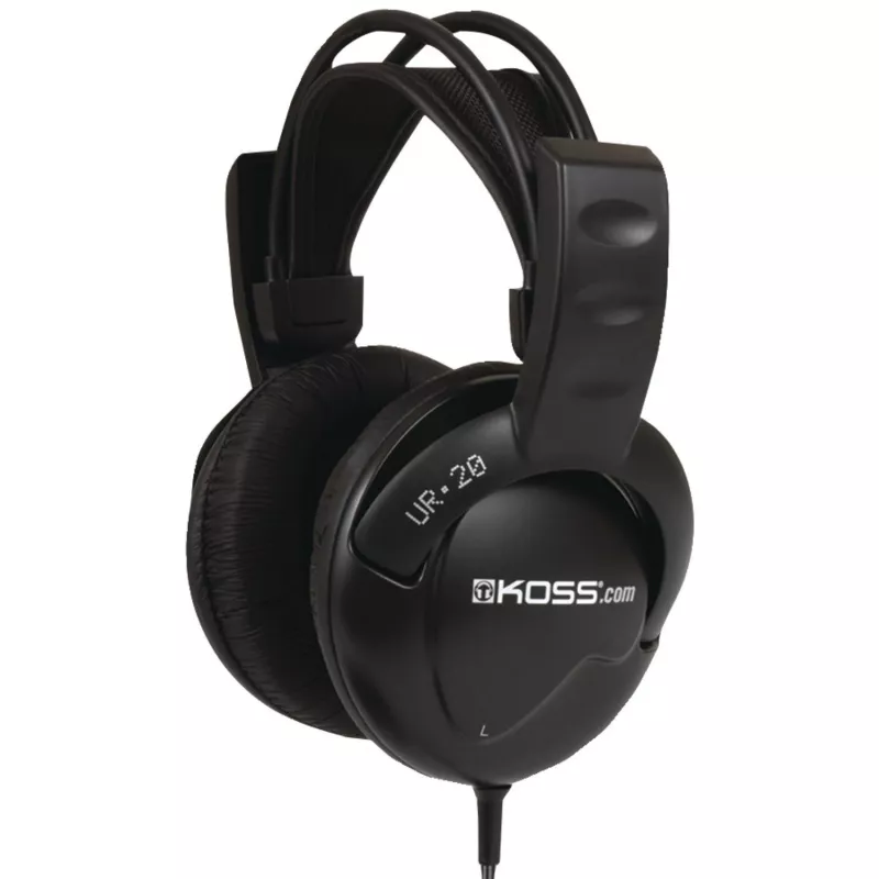 Koss | UR20 | slúchadlá DJ štýl | káblové | on-ear | potlačenie hluku | čierna