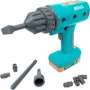 Hračkársky skrutkovač BRIO Builder model 63460000 — realistické prevedenie, nástroj na batérie