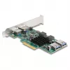 DeLOCK PCI Express x4 karta 2 x USB 5 Gbit/s Type-A 2 x interné USB