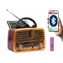 Analógové rádio BLOW RA10 AM/FM solárne 77-540 — AM/FM prijímač so solárnym panelom a záložnou batériou