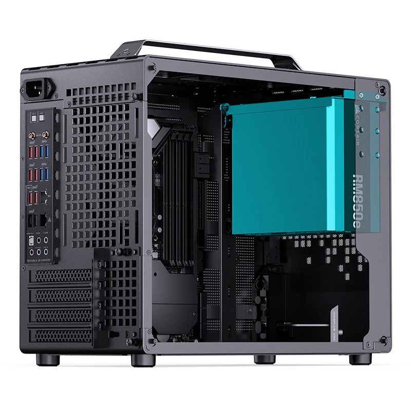 Jonsplus MATX skriňa s rukoväťou Z20 – čierna