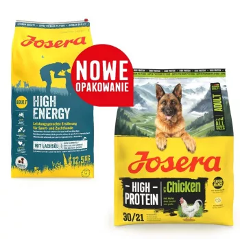 Suché krmivo pre psov JOSERA High Protein Adult Chicken — 3 kg vrecko, proteínová receptúra pre dospelé psy