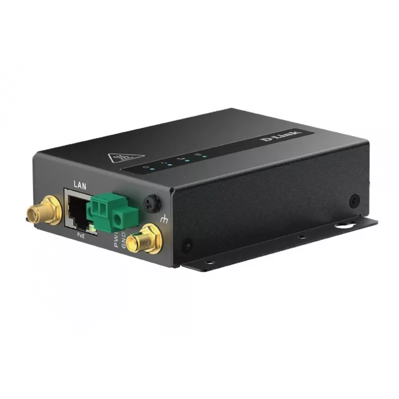 D-Link 5G M2M VPN PoE+ modem router, RJ45, externý, IEEE 802.3at, čierna, 48 - 57 V, -30 - 70 °C