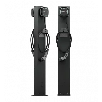 Wallbox Eiffel Basic montážne komponenty – pre EV nabíjaciu stanicu – RAL 7043
