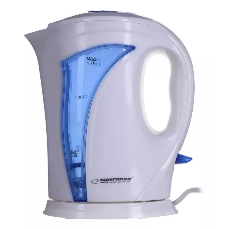 Esperanza EKK018B kanvica na vodu 1,7 L, biela/modrá