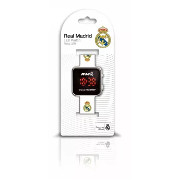 Detské hodinky Euroswan LED Real Madrid RM00016 s kalendárom, digitálny displej pre deti