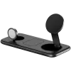 SATECHI Qi2 Trio Wireless Charging Pad - s typ A-, C-, G-konektormi