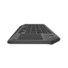 Natec Turbot 2 | klávesnica | bezdrôtová | US | Bluetooth | čierna/sivá