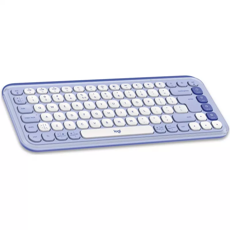 Logitech Klávesnica Logitech POP ICON KEYS OFF White Lilac US