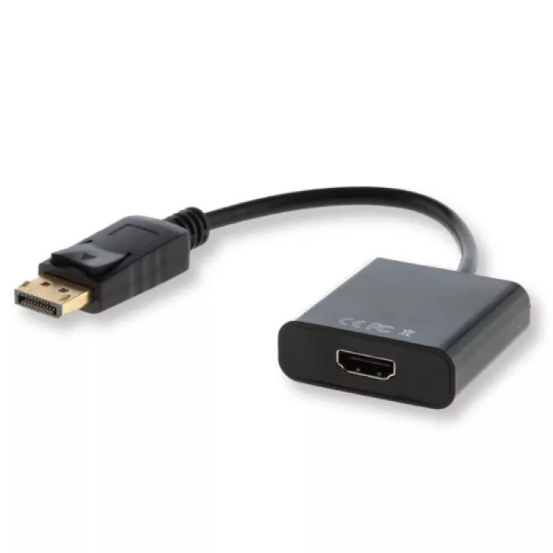 Savio CL-55 video káblový adaptér 0.2 m DisplayPort HDMI Type A (Standard) čierny
