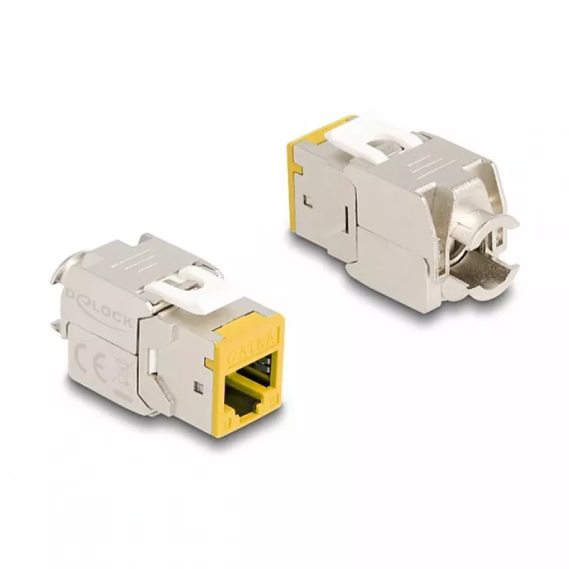 DeLOCK Keystone modul 88111 plochý žltý RJ-45 10 ks
