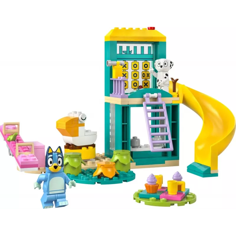 LEGO Bricks sada 11201 Zábava na ihrisku s Blue a Chloe – minifigúrky, hracia scéna