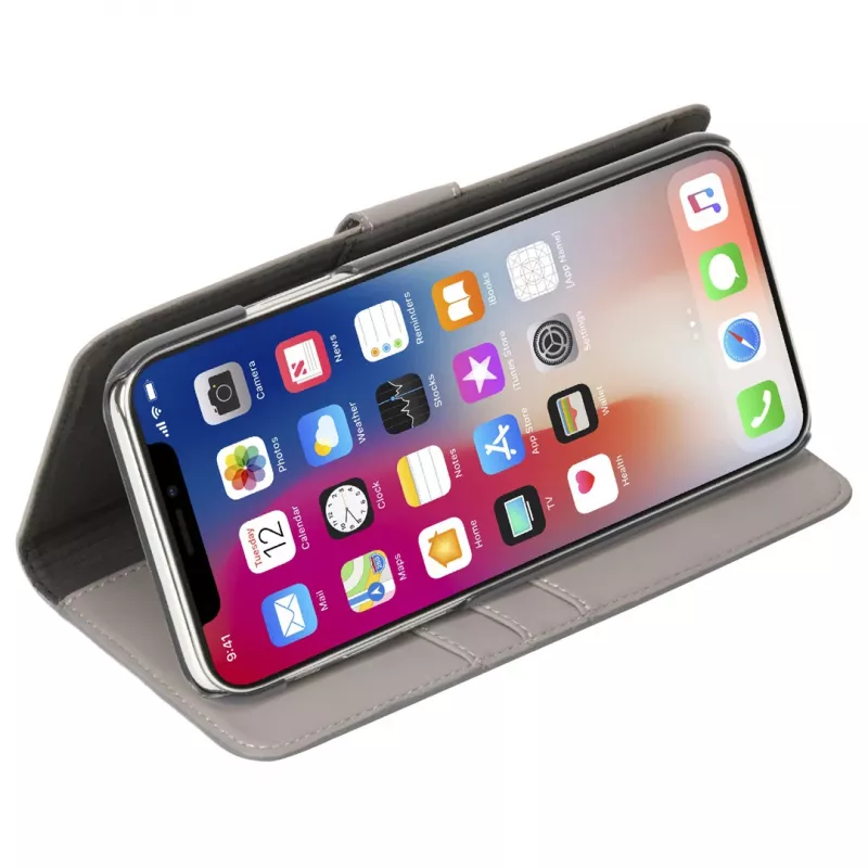 Puzdro s klopou Krusell Loka iPhone XS Max 16,5 cm sivé