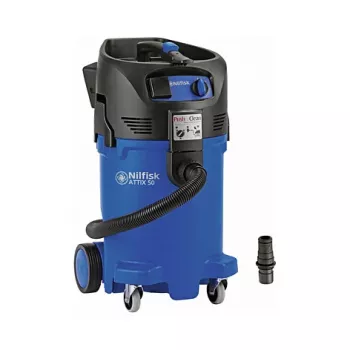 Bubnový vysávač Nilfisk ATTIX 50-21 PC CL R – mokré a suché čistenie, 47 l, 1400 W, bez vrecka, 11 kg