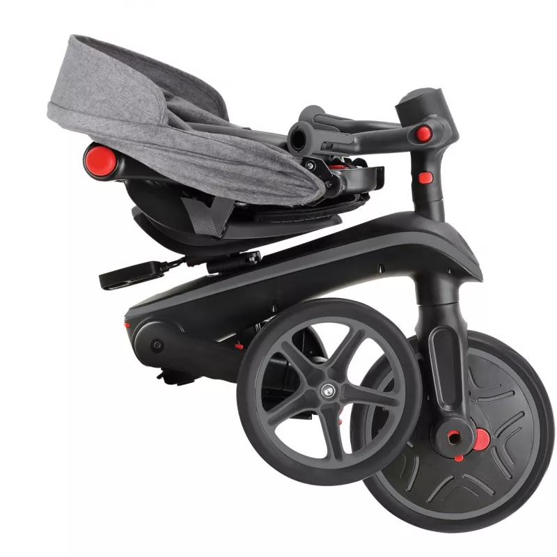 Explorer Trike Foldable 4 in 1, detské vozidlo sivé