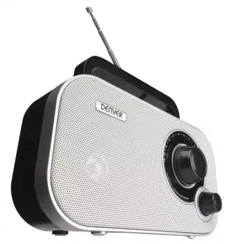 DENVER TR-51WHITE osobné rádio čierna biela