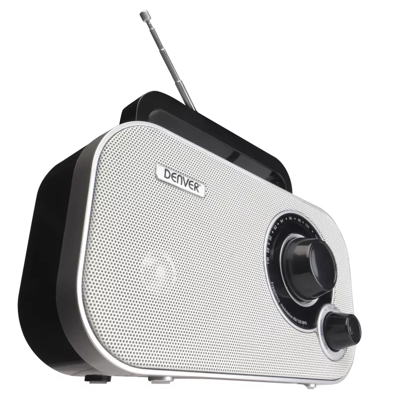 DENVER TR-51WHITE osobné rádio čierna biela