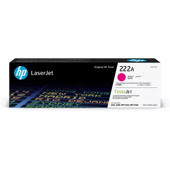 HP 222A - purpurová - originálna - LaserJet - tonerová kazeta (W2223A) - pre Color LaserJet Pro MFP 3302fdn, MFP 3303fdw