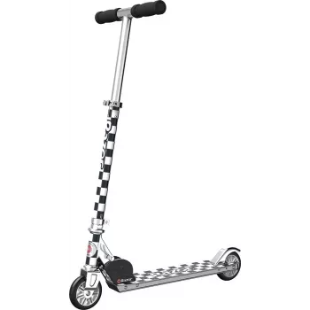 Kolobežka Razor Model A — ľahká skladacia kolobežka pre dospelých/teenagerov, hliník, nastaviteľná riadidlá, max. nosnosť 65 kg