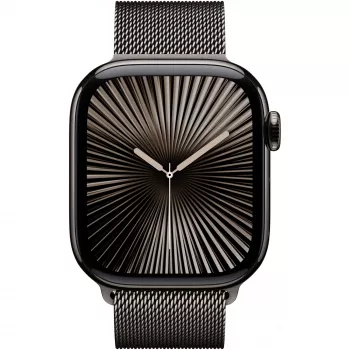 APPLE Watch Series 10 GPS + Cellular 42 mm titánové puzdro v slate s Milanese Loop v slate