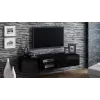 Cama TV skrinka SIGMA1 180 čierna/čierna lesklá