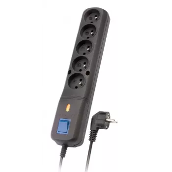 Lestar 5w Lv-530wa, prepäťová ochrana, 1,5 m, čierna Lv-530w G-a K. Cz 1,5m