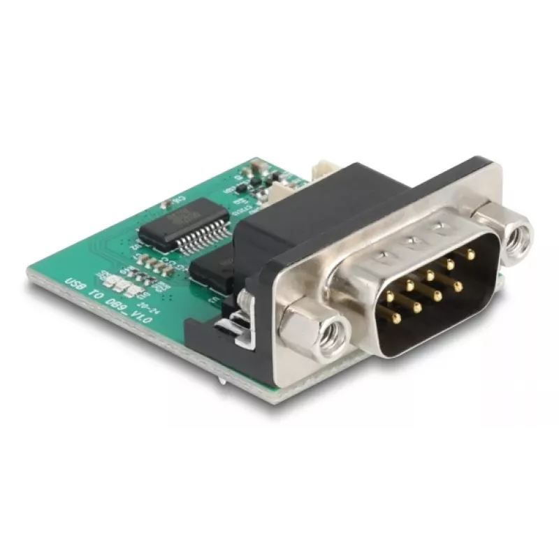 DeLOCK 90781 sériový konvertor repeater izolátor USB 2.0 RS-232 čierna zelená