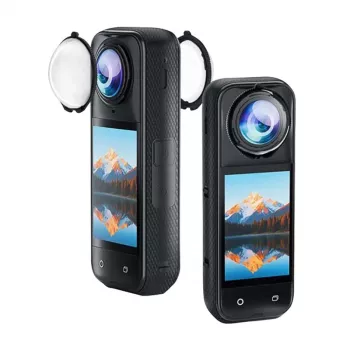 Ochrana objektívu Puluz PU749T pre kameru Insta360 X5 — príslušenstvo slnečná clona