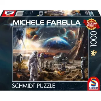 Michele Farella: Unendliche Welten - Raumfahrtmissionen, Puzzle 1000 dielikov