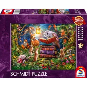 Schmidt Spiele puzzle Lesné príbehy v noci – 1000 dielikov