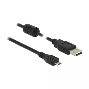 USB kábel DeLOCK 5 m USB 2.0-A Micro-B čierny