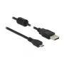 USB kábel DeLOCK 5 m USB 2.0-A Micro-B čierny