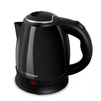 Rýchlovarná kanvica ESPERANZA EKK128K 1,0 L, 1350 W, nerez, bezšnúrová, automatické vypnutie, ochrana proti prevádzke nasucho