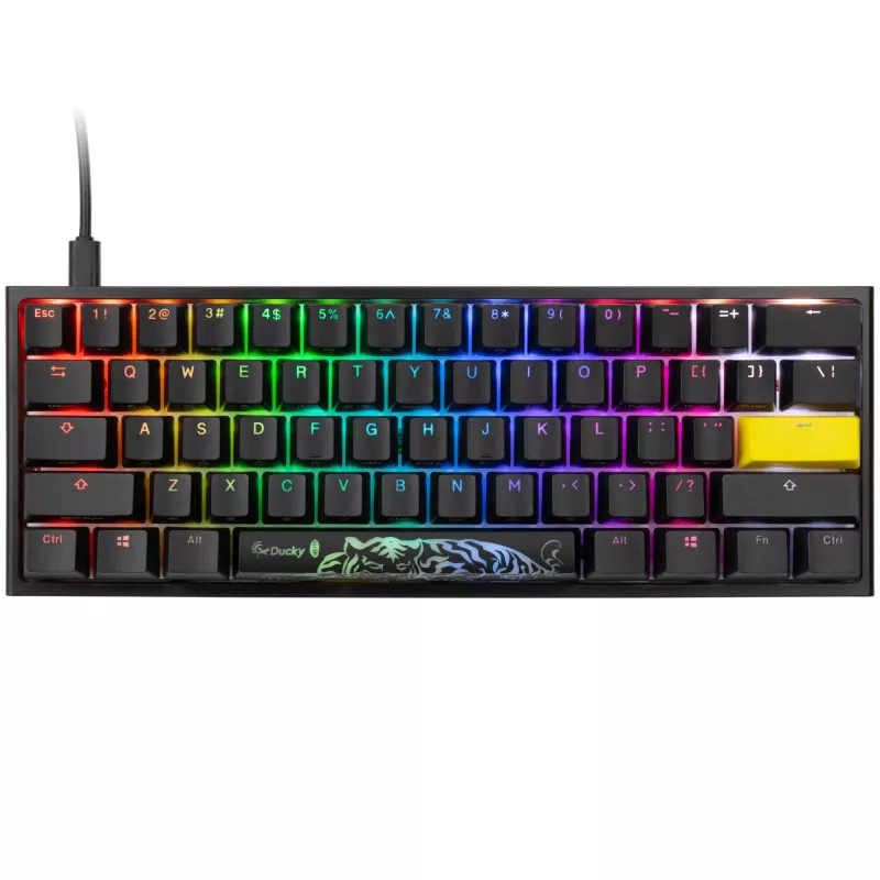 Mechanická herná klávesnica Ducky One 2 Pro Mini RGB LED Cherry Brown 60%-layout