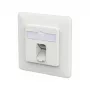METZ CONNECT zásuvka E-DAT C6A LSA++ 1 port UP dopravná biela