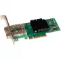 Sieťová karta Sonnet Twin25G Interná Fiber PCI Express 25 Gbps, zelená