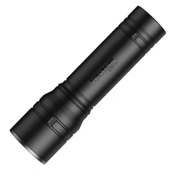Baterka Superfire S33‑A USB čierna – praktická LED baterka, 4 režimy, nabíjateľná
