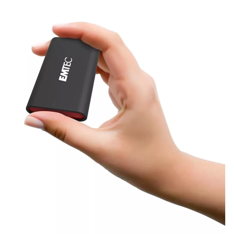 Emtec X210 ELITE 2 TB USB Type-C 3.2 Gen 2 (3.1 Gen 2) čierna, červená