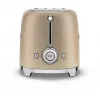 Hriankovač Smeg 50's Style TSF01CHMEU 2 plátky zlatý 950W