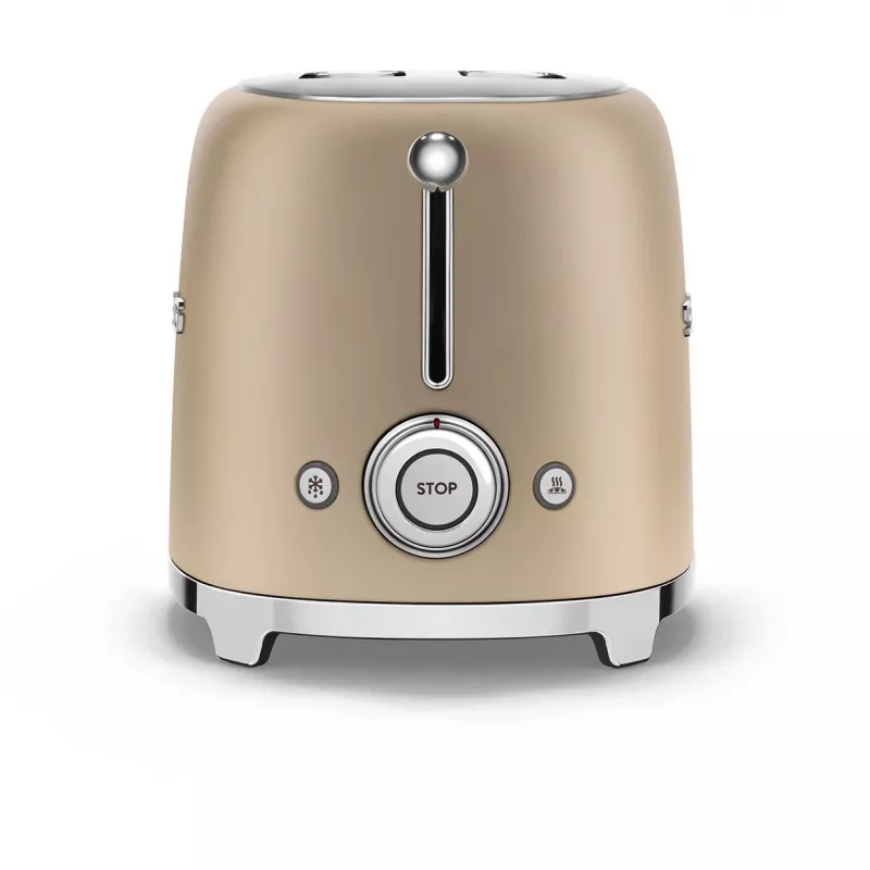 Hriankovač Smeg 50's Style TSF01CHMEU 2 plátky zlatý 950W