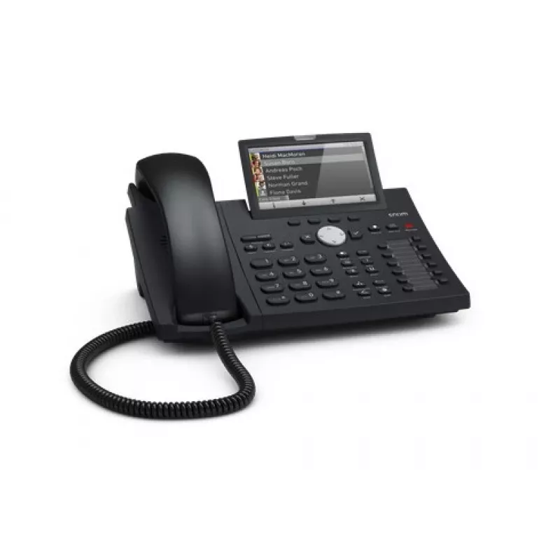 Snom D375 IP telefón čierny 12 liniek TFT