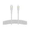 Belkin BOOST CHARGE - Lightning kábel - 24 pin USB-C samec na Lightning samec - 1 m - biely - pre Apple iPad/iPhone/iPod (Lightning)