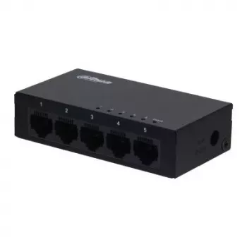 Dahua Technology SG1005-EUR sieťový switch unmanaged L2 Gigabit Ethernet (10/100/1000) čierny
